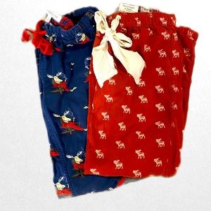 Sleepwear lounge moose pant set